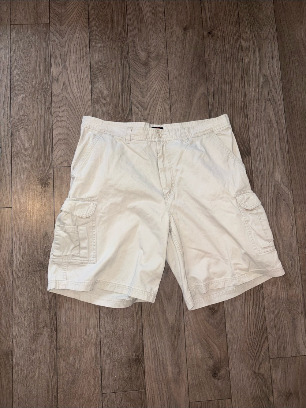 Dickies Men's Off-White/Cream Cargo Shorts